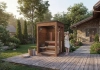 Exteriérová kombinovaná sauna Exteriérová kombinovaná sauna