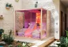 Biosauna s relaxačnými lavicami Biosauna s relaxačnými lavicami