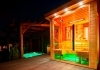 Kombinovaná sauna na terase - fínska sauna a infrasauna