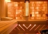 Kombinovaná sauna s himalájskou soľnou stenou