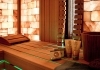 Kombinovaná sauna so soľnou stenou