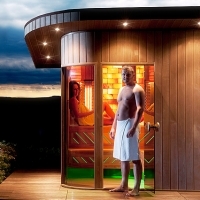Kombinovaná záhradná sauna - De Lux Garden