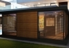 Rodinný sauna domček 3D vizualizácia