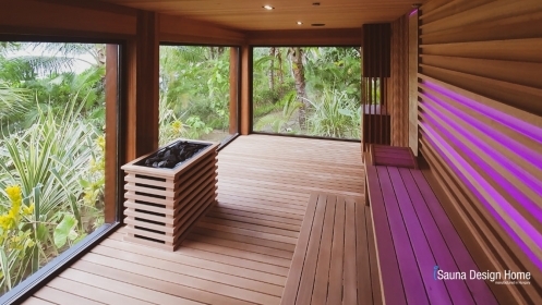 Sauna dom hot jóga | iSauna Seychely projekt #2