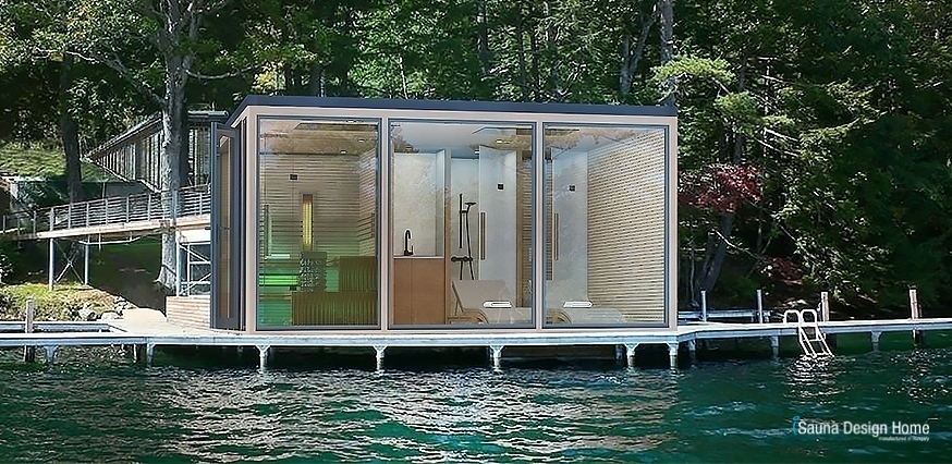  Komfortná vonkajšia sauna  – Milano