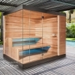 Bio sauna domček minima garden so skrytou saunovou pecou