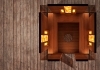 Exteriérový sauna domček - pôdorys sauny