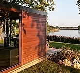 Exteriérový sauna domček - realizácia sauny