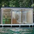 Komfortná vonkajšia sauna – Milano Komfortná vonkajšia sauna – Milano