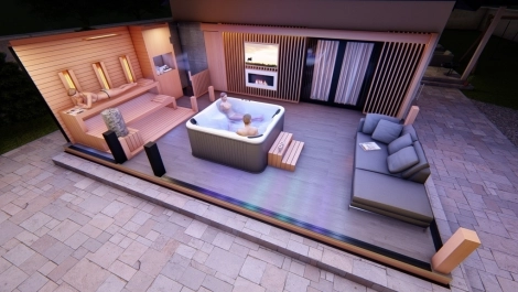 wellness sauna jacuzzi