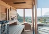 Sauna na mieru s relax lavicou