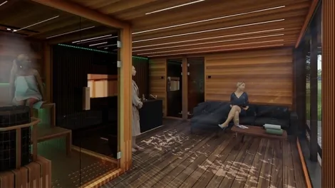 Komfortný sauna dom Komfortný sauna dom
