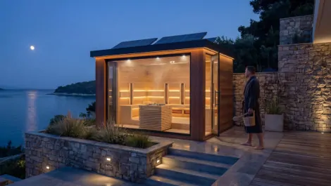 Eterierový sauna dom Eterierový sauna dom