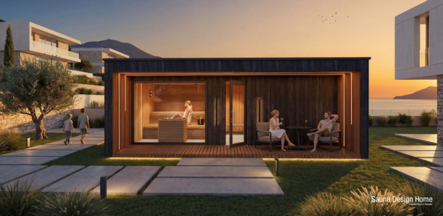 Wellness dom v záhrade