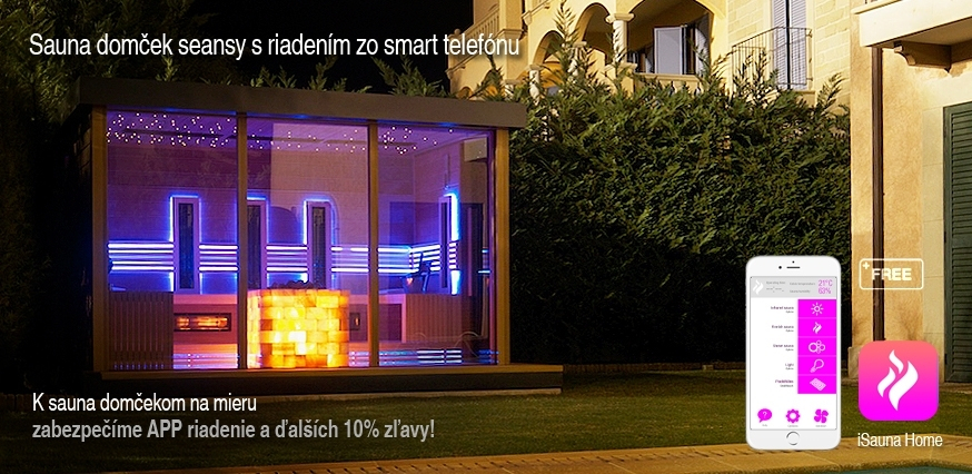 Sauna domček akcia