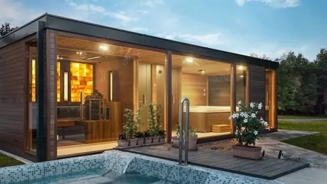 Sauna dom Bratislavské nábrežie Sauna dom Bratislavské nábrežie