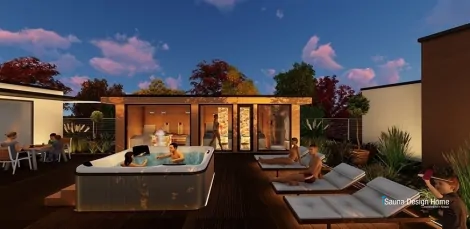Bratislavská Koliba Penthouse wellness terasa Bratislavská Koliba Penthouse wellness terasa