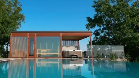 Luxusný sauna dom Luxusný sauna dom