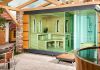 Wellness sauna s ponornou kaďou