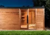 Kombinovaná exteriérová sauna