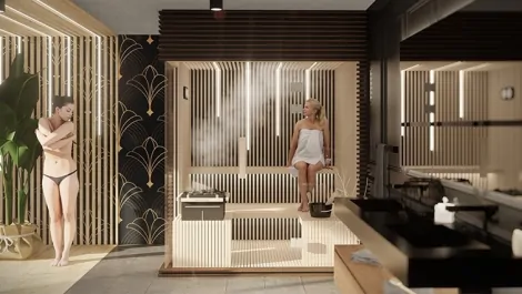 vnútorná sauna vnútorná sauna