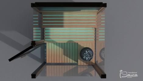 exteriérová fínska sauna