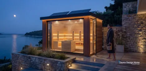 Lugano Family rodinná panoramatická sauna Lugano Family rodinná panoramatická sauna