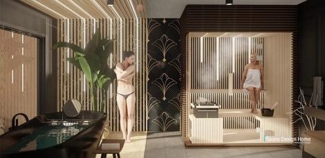vnútorná sauna vision