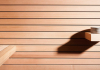 Biosauna  v minimalistikom štýle