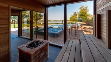 vonkajšií sauna dom
