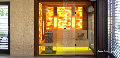 Kombinovaná sauna s terasou - 3D plánovanie sauny