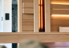 Sauna s infrapanelom