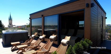 Vonkajšie saunové a wellness domčeky 