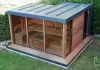 Exteriérový sauna domček so sprchou Exteriérový sauna domček so sprchou