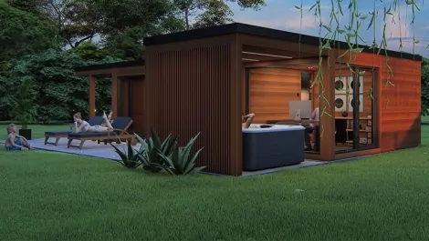 Sauna dom šitý na mieru Sauna dom šitý na mieru