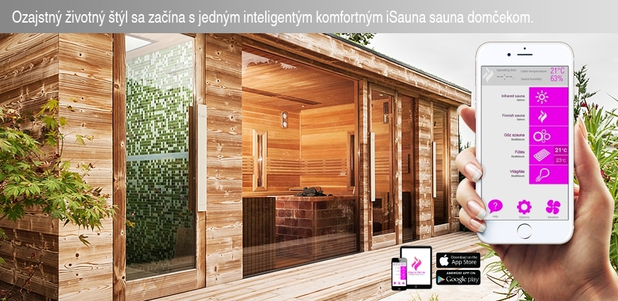 Isauna APP riadenie