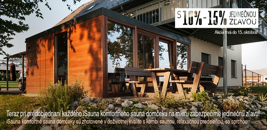 Akcia na sauna domčeky