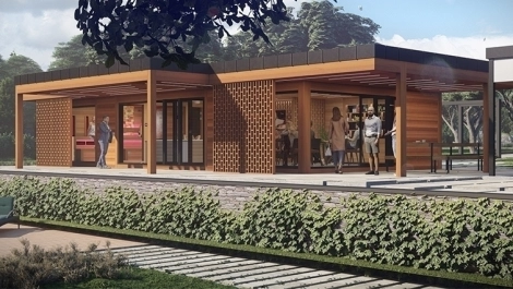 komfortný sauna dom