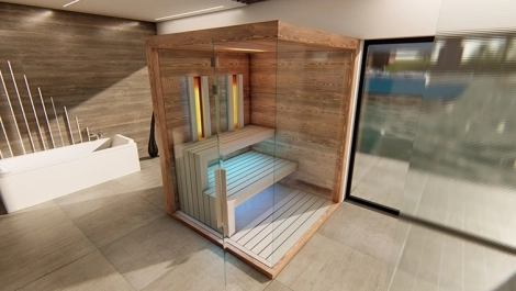Infra sauna na mieru