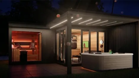 Exteriérový sauna dom na mieru plánovanie a stavba Bratislava Exteriérový sauna dom na mieru plánovanie a stavba Bratislava