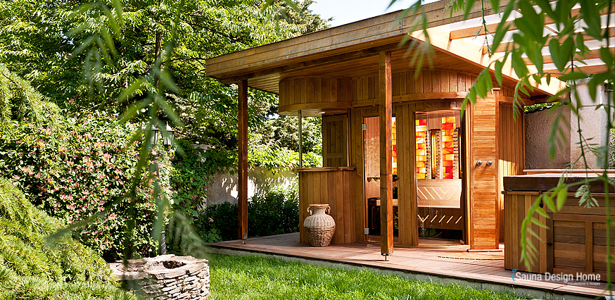 De Lux Premium Garden exteriérová sauna