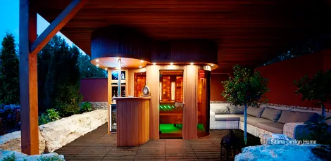 Sauna domček na mieru ozdoba zahrady