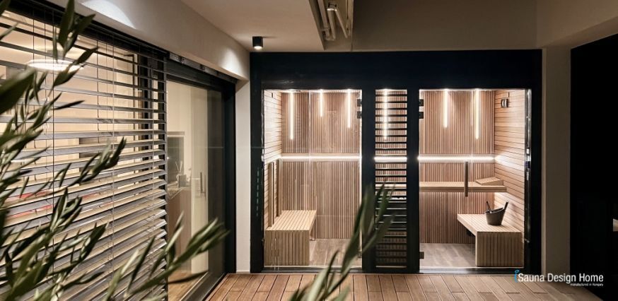 zabudovaná sauna