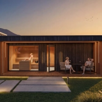 Wellness dom v záhrade