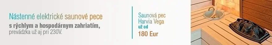 Elektrické saunové pece Harvia Elektrické saunové pece Harvia