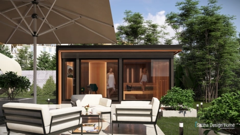 Jedinečný saunový wellness domček 