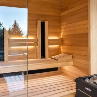 Fínska sauna s infrapanelmi