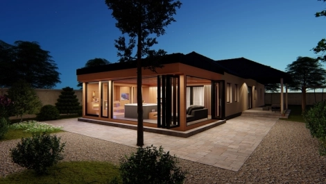 3D vizualizácia saunového wellness 3D vizualizácia saunového wellness