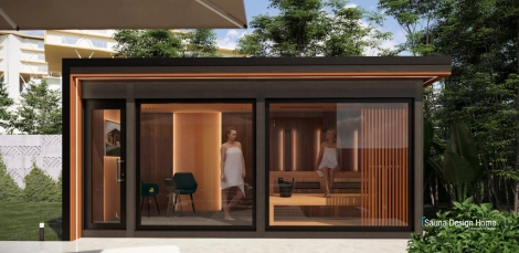 výstavba saunového wellness domu