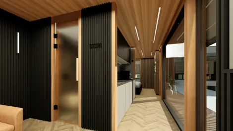 Interiér wellness domu Interiér wellness domu